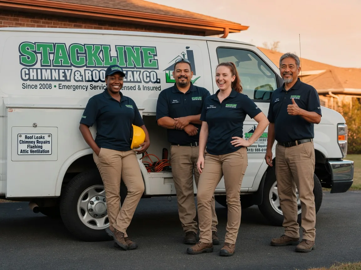 Chimney flashing repair company in Greeley, PA
